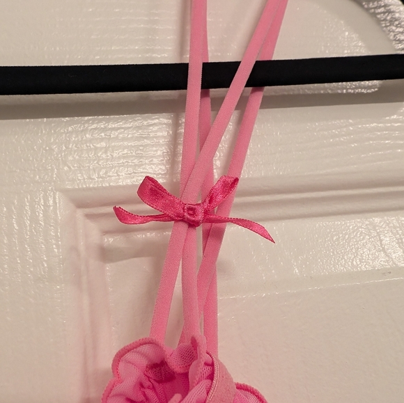 Vintage Y2K Victorias Secret Pink Babydoll Nighty Lingerie M Sabrina Carpenter - Picture 6 of 9